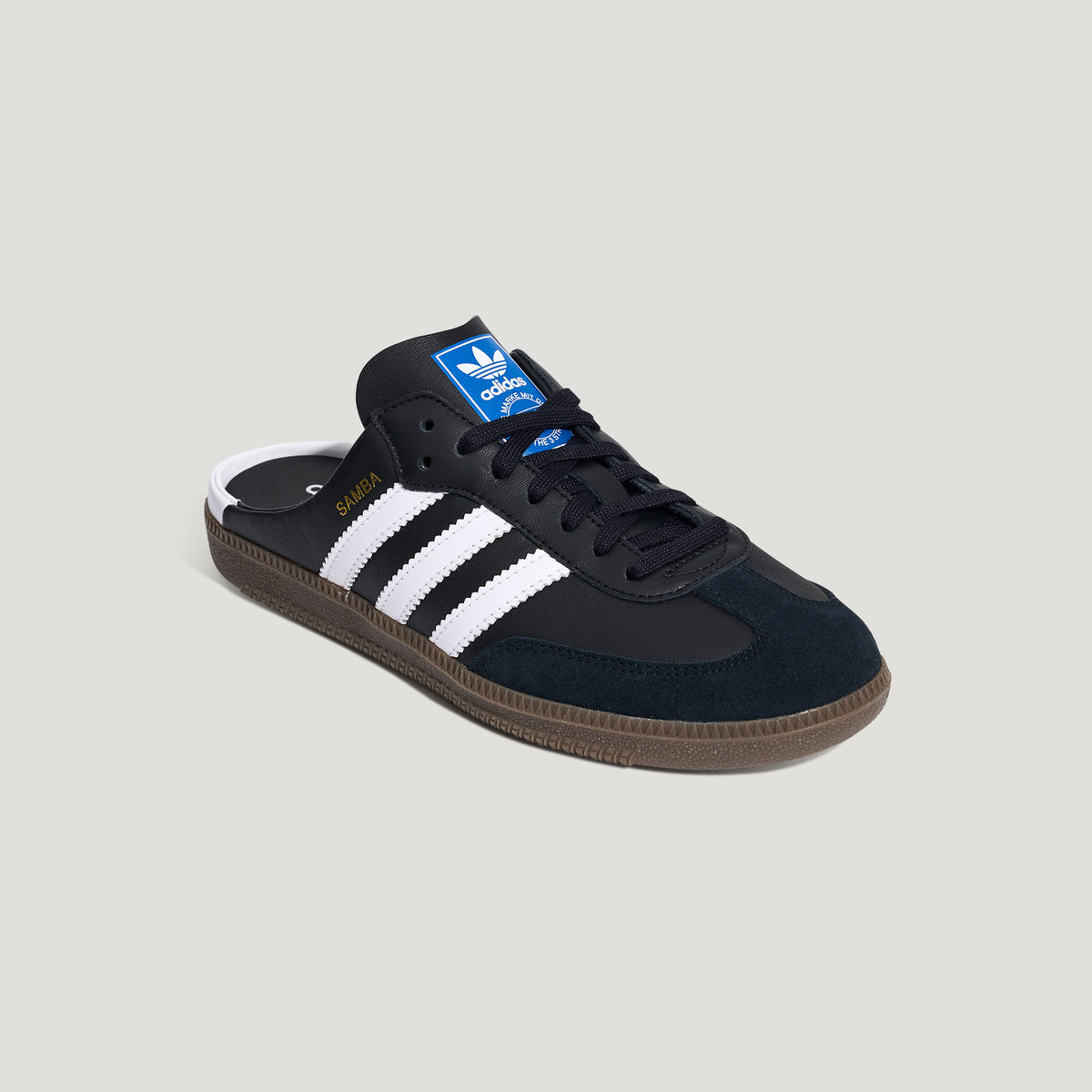 Adidas Samba OG MULE Sneakers - Black / White / Resin Yellow - view 8