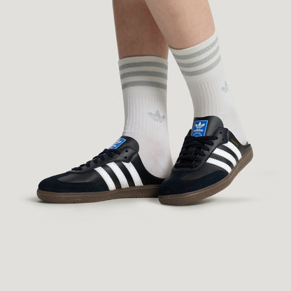 Adidas Samba OG MULE Sneakers - Black / White / Resin Yellow - view 4