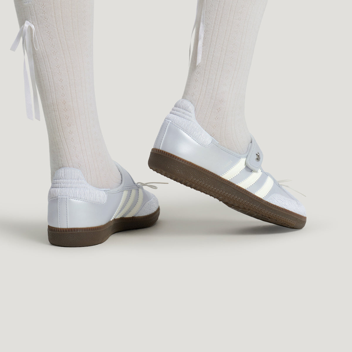 Adidas Samba JANE Sneakers - Crystal White / Pink White / Wonder Quartz - view 5
