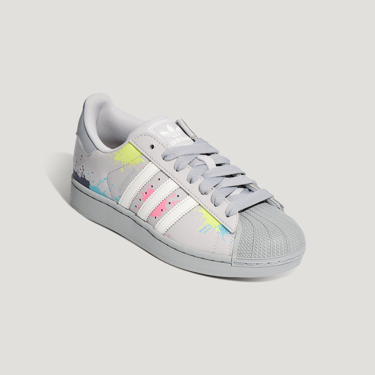 Adidas Superstar II Sneakers - Light Grey / Crystal White / Stone Green - view 8