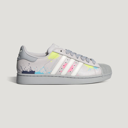 Adidas Superstar II Sneakers - Light Grey / Crystal White / Stone Green - view 7