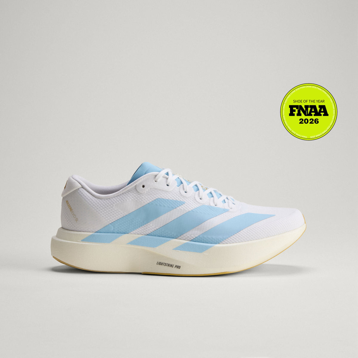 Adidas Adizero EVO SL Woven M Sneakers - White / Collegiate Red - view 1