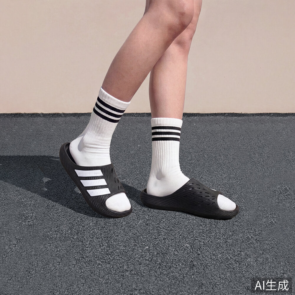 Adidas Purechill Slide Sneakers - Crystal White / Black - view 1