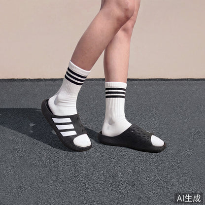 Adidas Purechill Slide Sneakers - Crystal White / Black - view 1