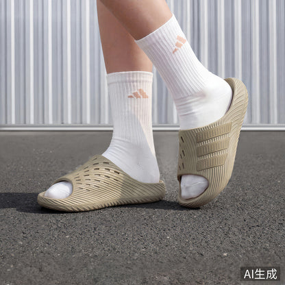 Adidas Purechill Slide Sneakers - Crystal White / Black - view 2