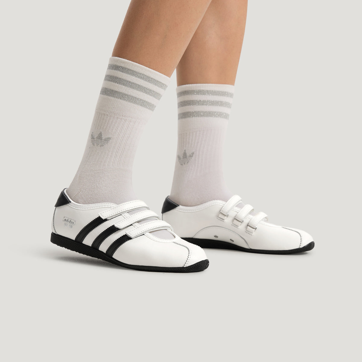 Adidas ANFU MJ Sneakers - Black / Crystal White / Silver Metallic - view 3