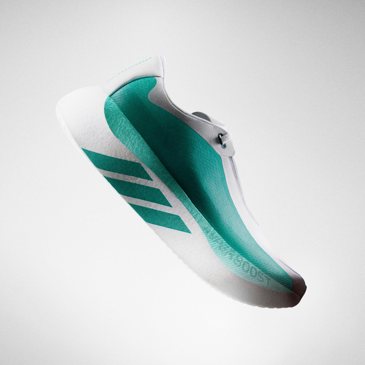 Adidas Hyperboost EDGE M Sneakers - White / Green / White Metallic - view 2