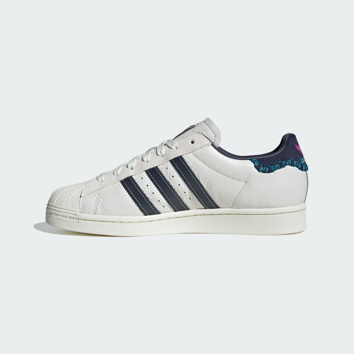 Adidas Superstar Sneakers - White / Navy / Off White - view 5