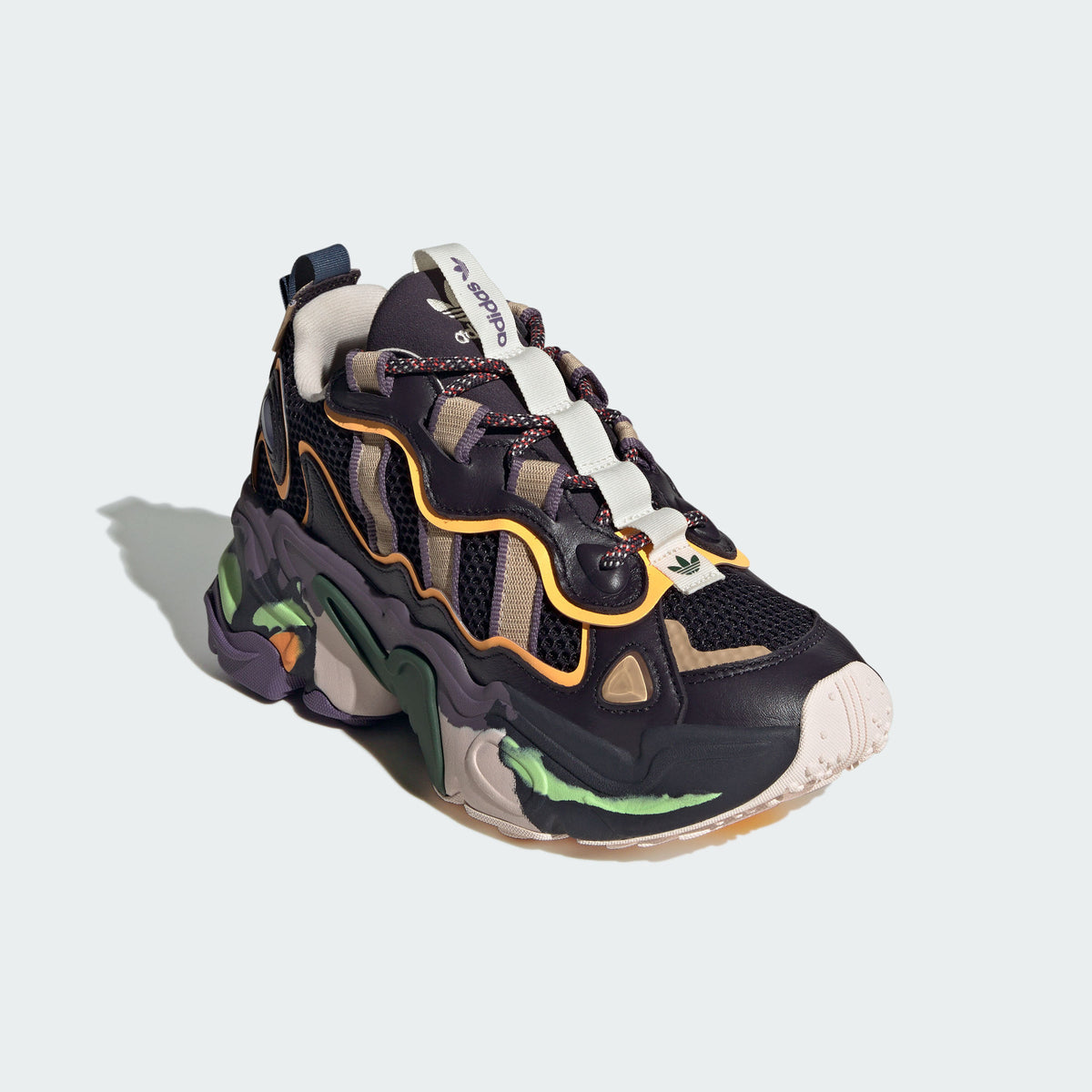Adidas Ozthemis Sneakers - Black / Tan / Orange / Light Grey - view 6