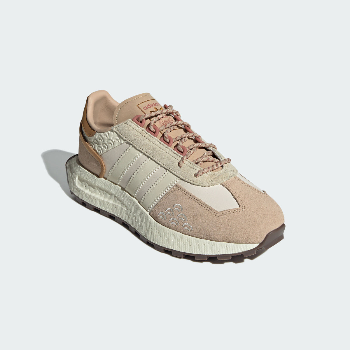 Adidas Retropy E5 BOOST Sneakers - Off White / Khaki / Earth Brown - view 6