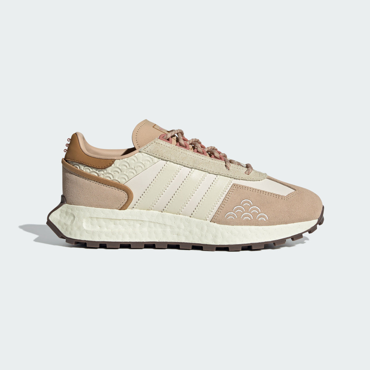 Adidas Retropy E5 BOOST Sneakers - Off White / Khaki / Earth Brown - view 1