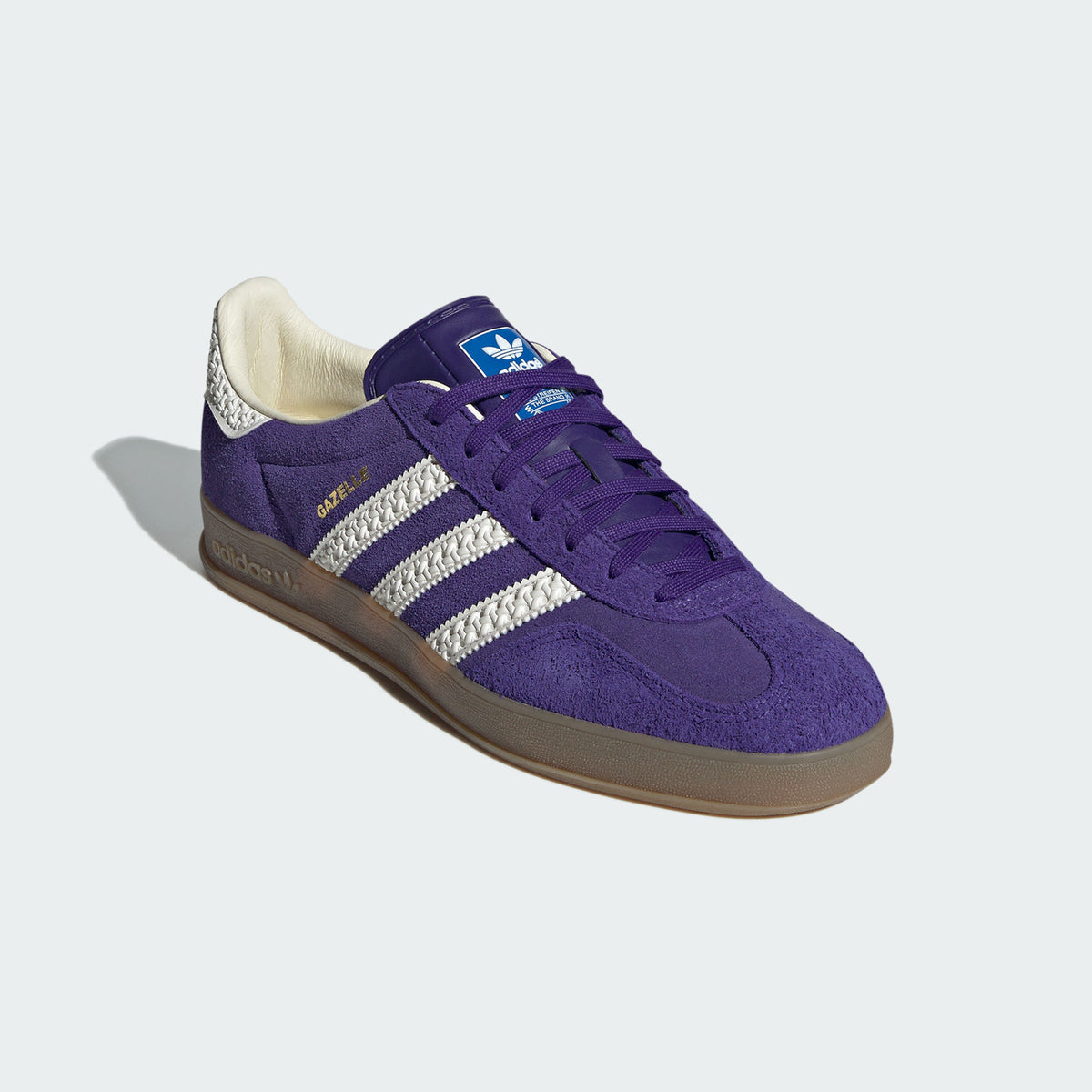 Adidas Gazelle Indoor Sneakers - Better Scarlet / Chalk White / Gold - view 5