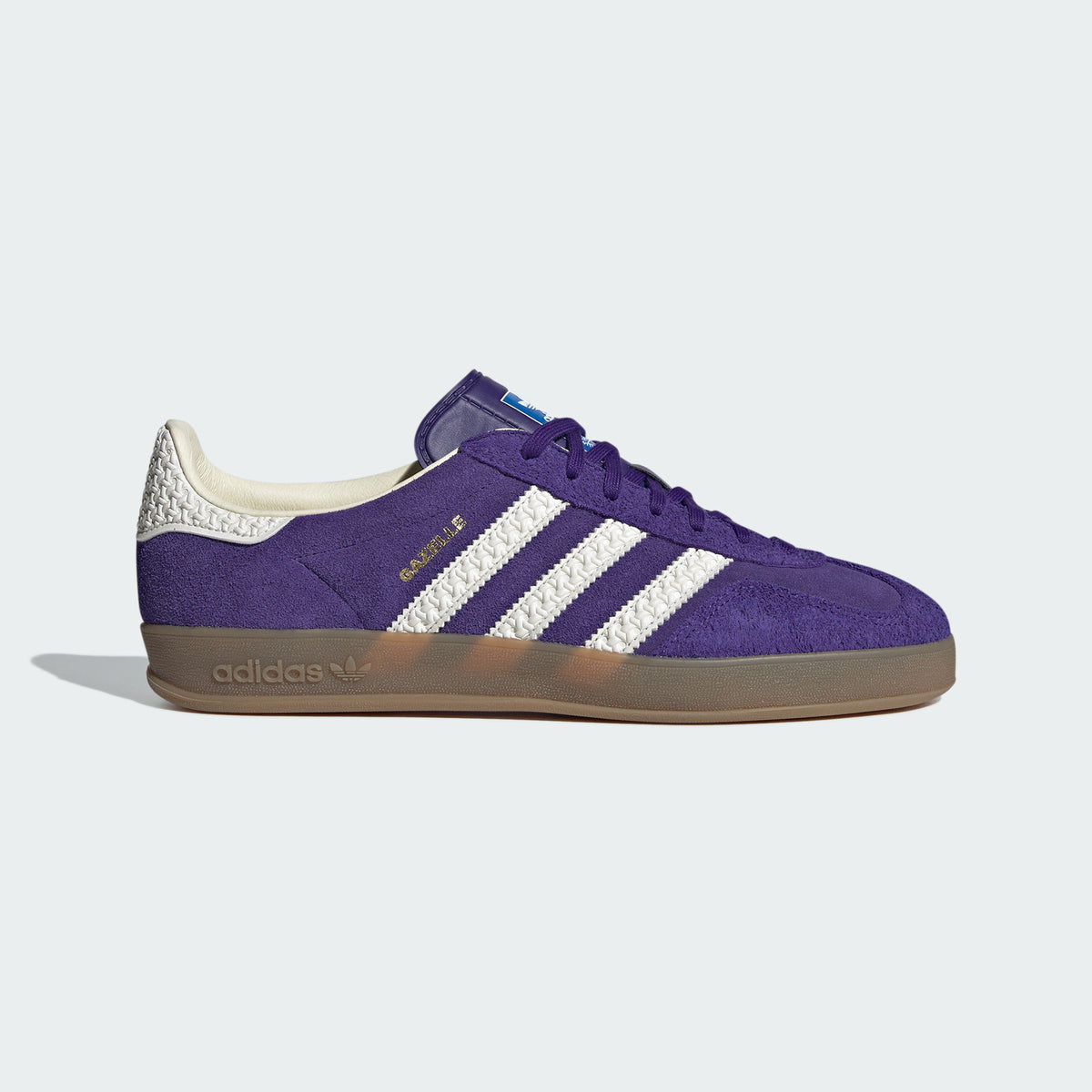 Adidas Gazelle Indoor Sneakers - Better Scarlet / Chalk White / Gold - view 1