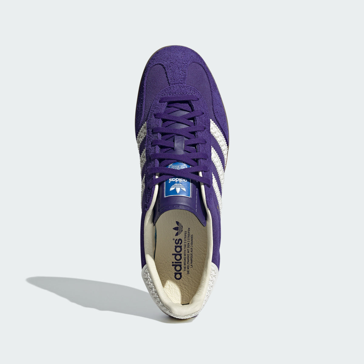 Adidas Gazelle Indoor Sneakers - Better Scarlet / Chalk White / Gold - view 3