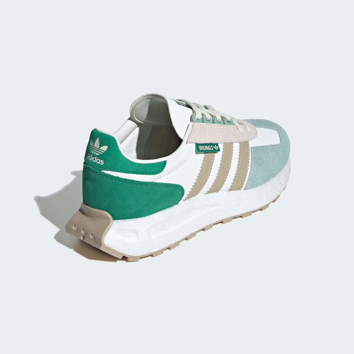 Adidas Retropy E5 BOOST Sneakers - White / Dark Green / Light Green / Khaki - view 8