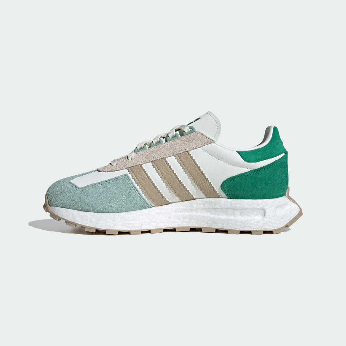 Adidas Retropy E5 BOOST Sneakers - White / Dark Green / Light Green / Khaki - view 4