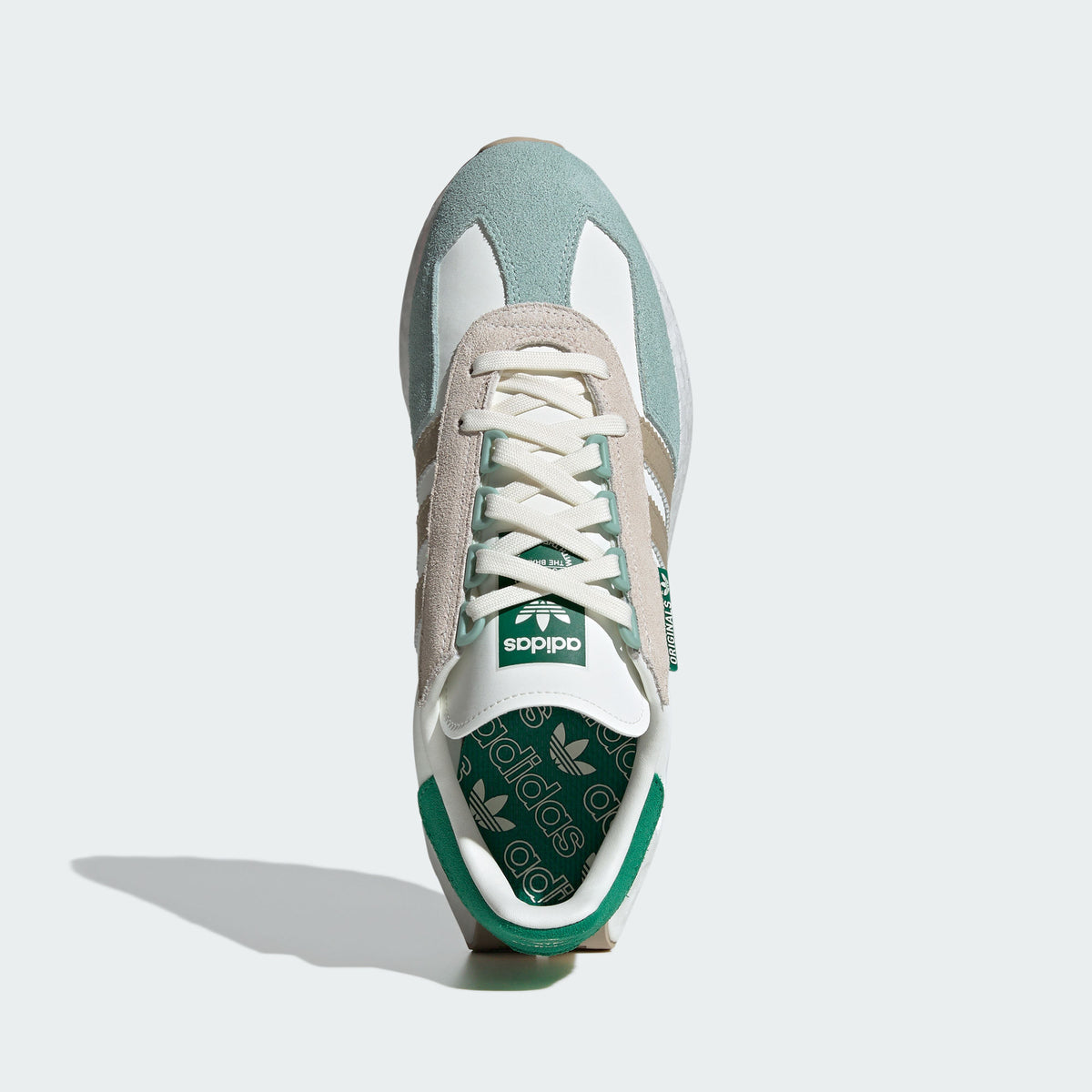 Adidas Retropy E5 BOOST Sneakers - White / Dark Green / Light Green / Khaki - view 5