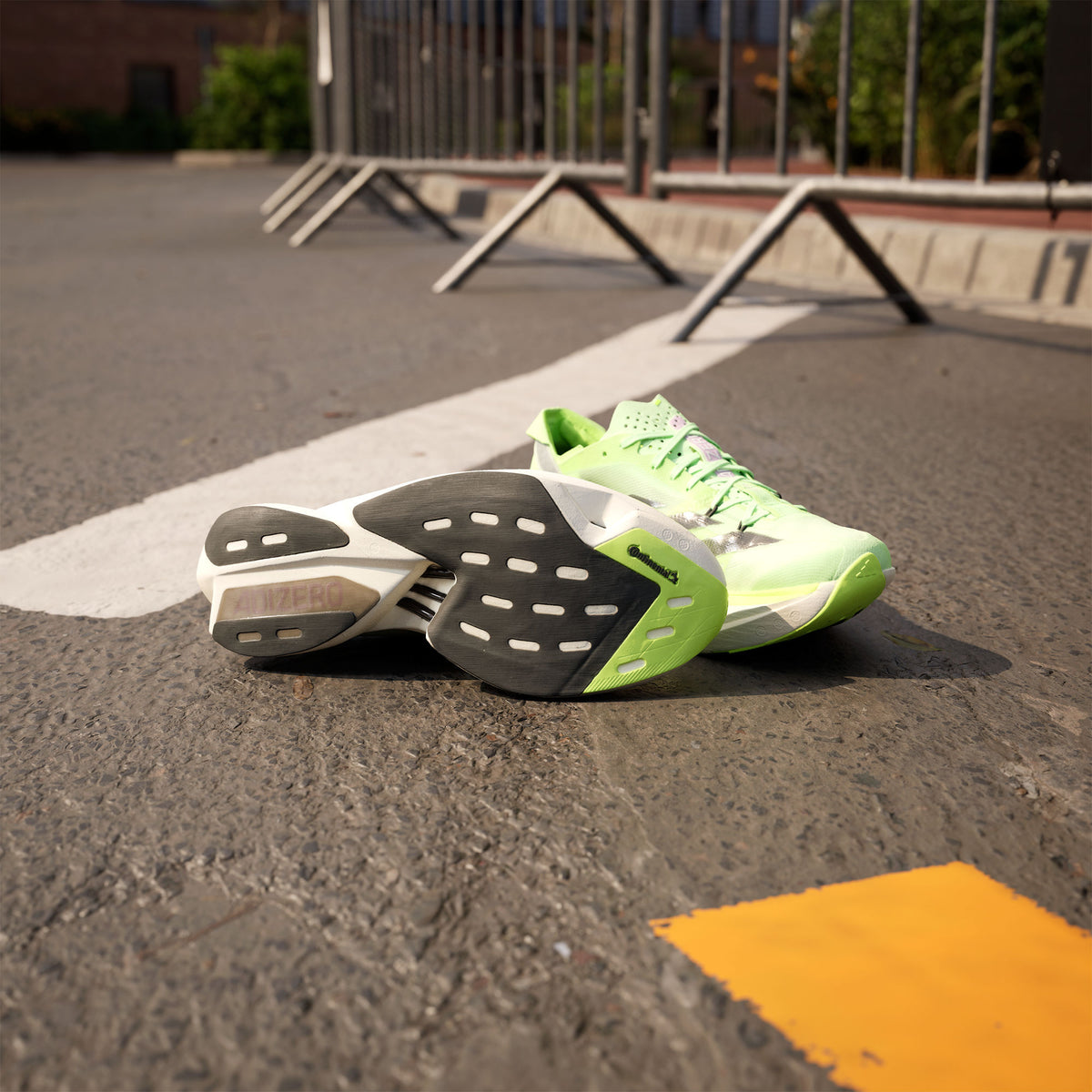 Adidas Adizero Adios PRO 3 Sneakers - Solar Green / Black - view 1