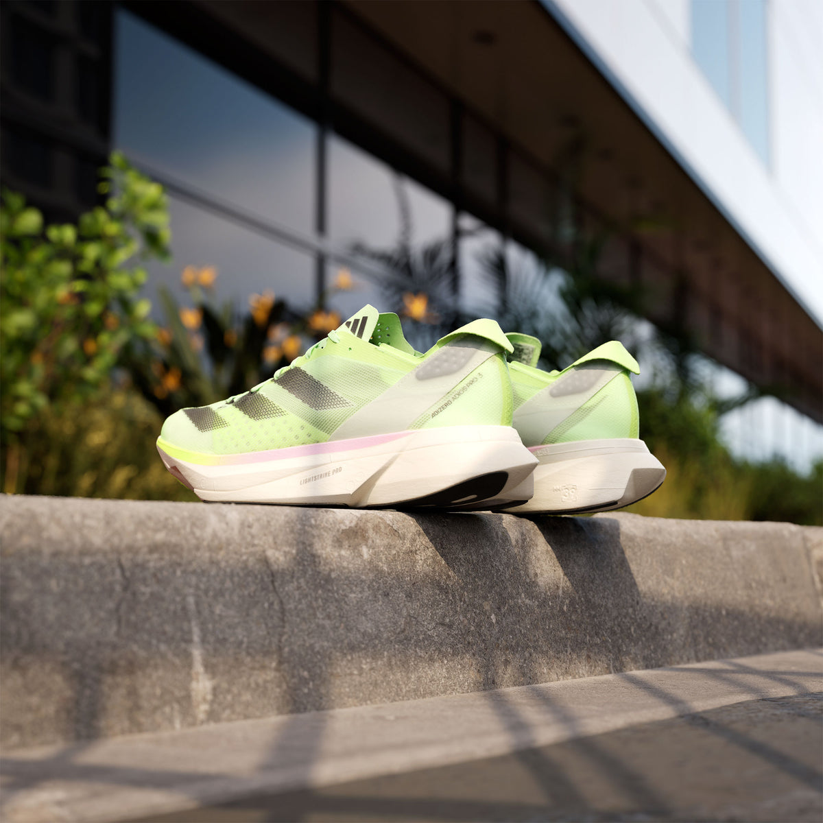 Adidas Adizero Adios PRO 3 Sneakers - Solar Green / Black - view 6