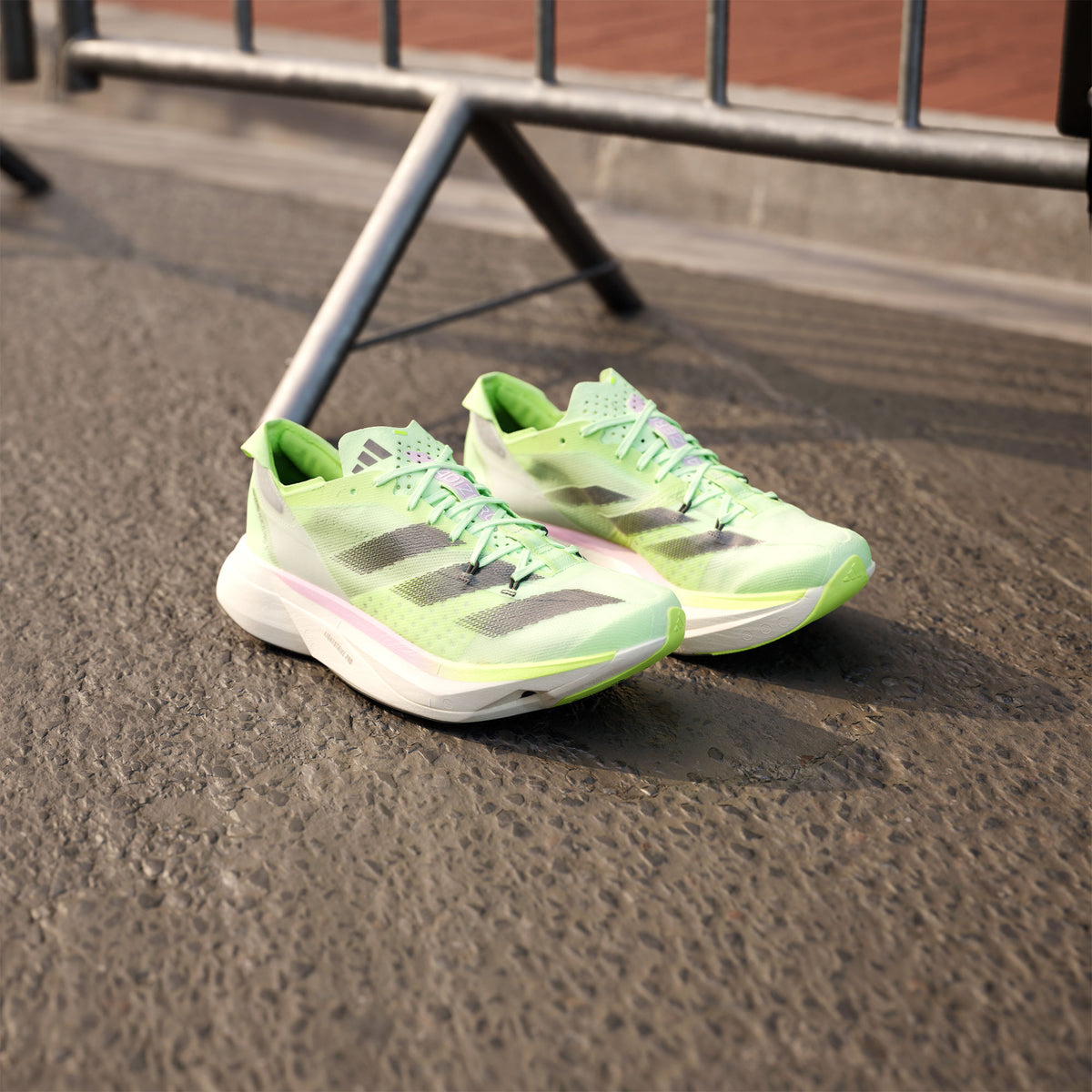 Adidas Adizero Adios PRO 3 Sneakers - Solar Green / Black - view 3