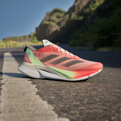 Adidas Adizero Boston 12 Sneakers - Black / Grey / Orange - view 7