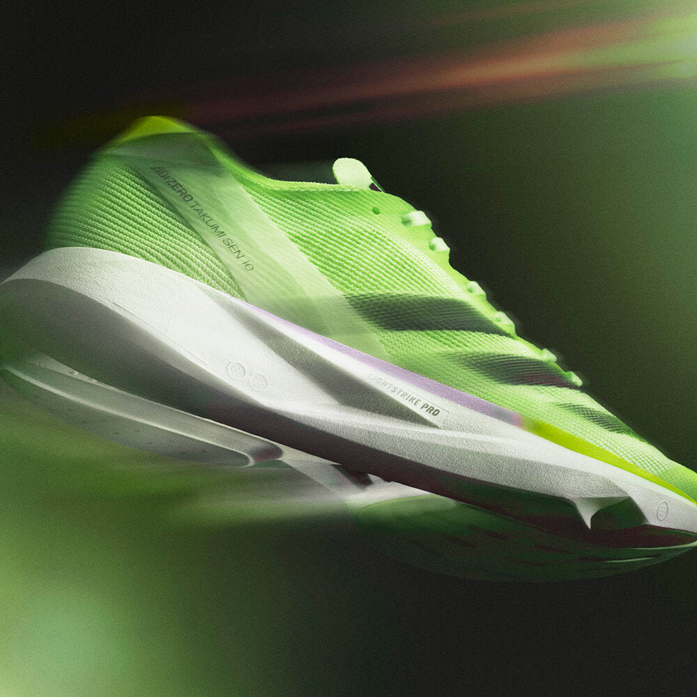 Adidas Adizero Takumi SEN 10 Sneakers - Sage / Black / Solar Green - view 5