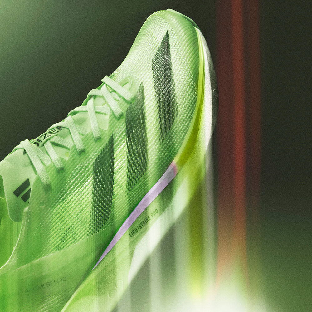 Adidas Adizero Takumi SEN 10 Sneakers - Sage / Black / Solar Green - view 6
