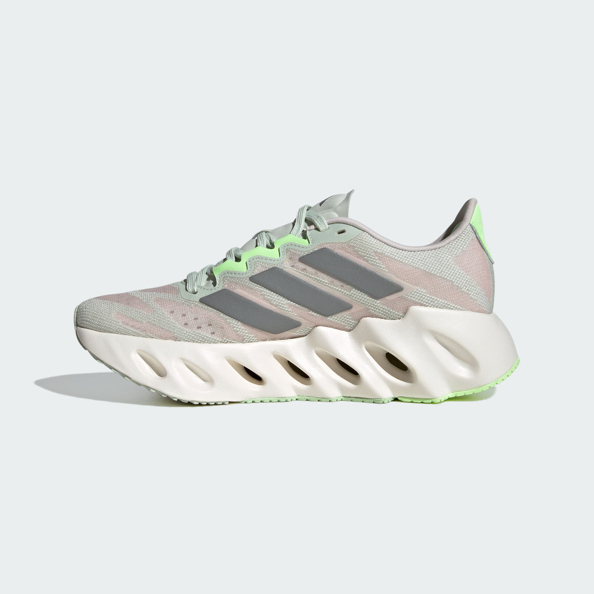 Adidas Switch FWD Running Sneakers - Green / Grey / Silver - view 3