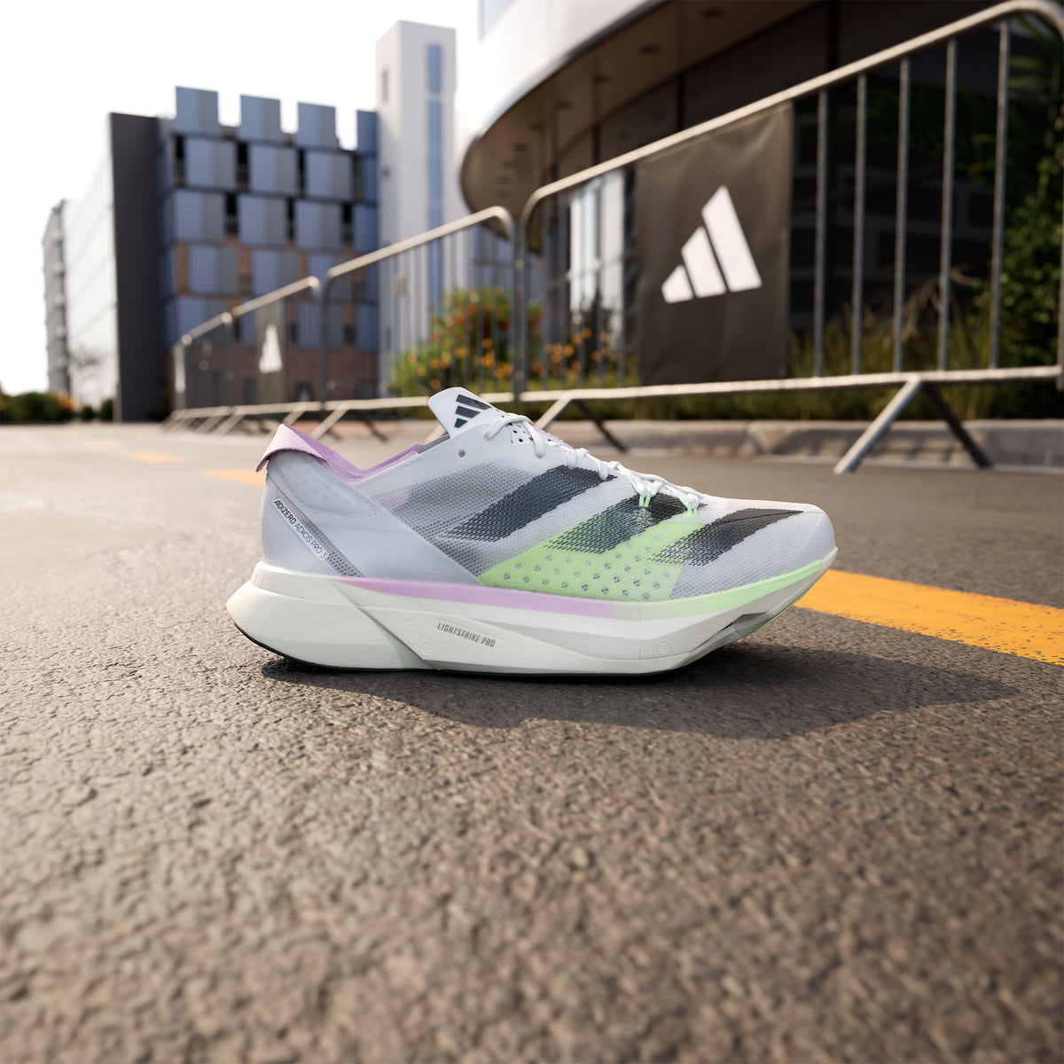 Adidas Adizero Adios PRO 3 Sneakers - White / Black - view 2