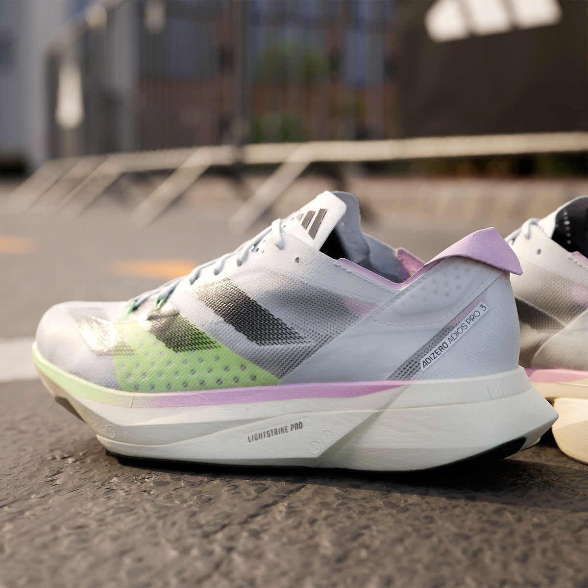 Adidas Adizero Adios PRO 3 Sneakers - White / Black - view 8