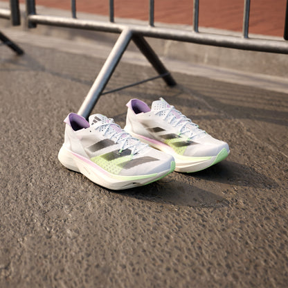 Adidas Adizero Adios PRO 3 Sneakers - White / Black - view 3