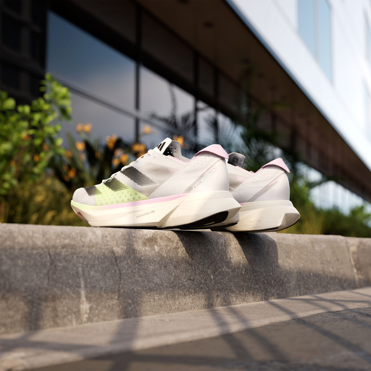 Adidas Adizero Adios PRO 3 Sneakers - White / Black - view 6