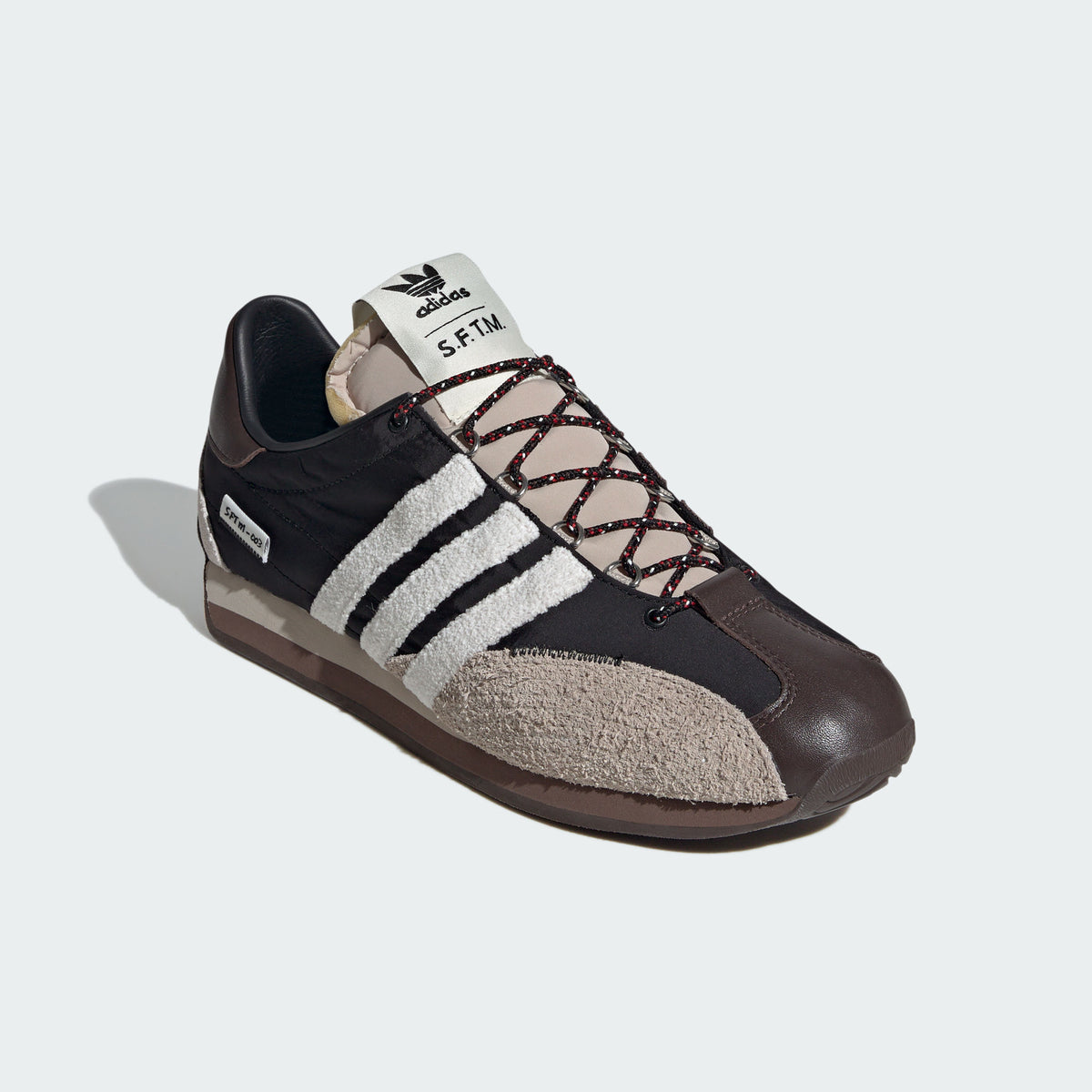 Adidas SONG FOR THE MUTE Country OG Sneakers - Black / Off White / Light Grey Brown / Dark Brown - view 7