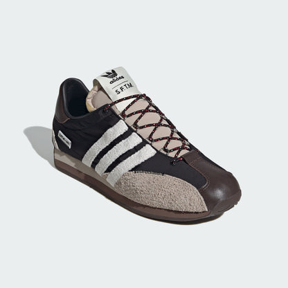 Adidas SONG FOR THE MUTE Country OG Sneakers - Black / Off White / Light Grey Brown / Dark Brown - view 7