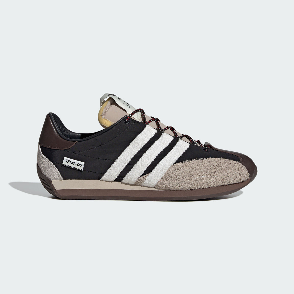 Adidas SONG FOR THE MUTE Country OG Sneakers - Black / Off White / Light Grey Brown / Dark Brown - view 3