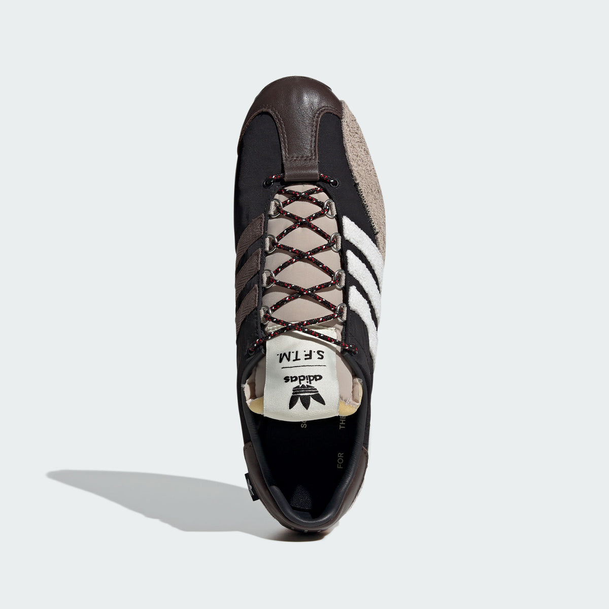 Adidas SONG FOR THE MUTE Country OG Sneakers - Black / Off White / Light Grey Brown / Dark Brown - view 5