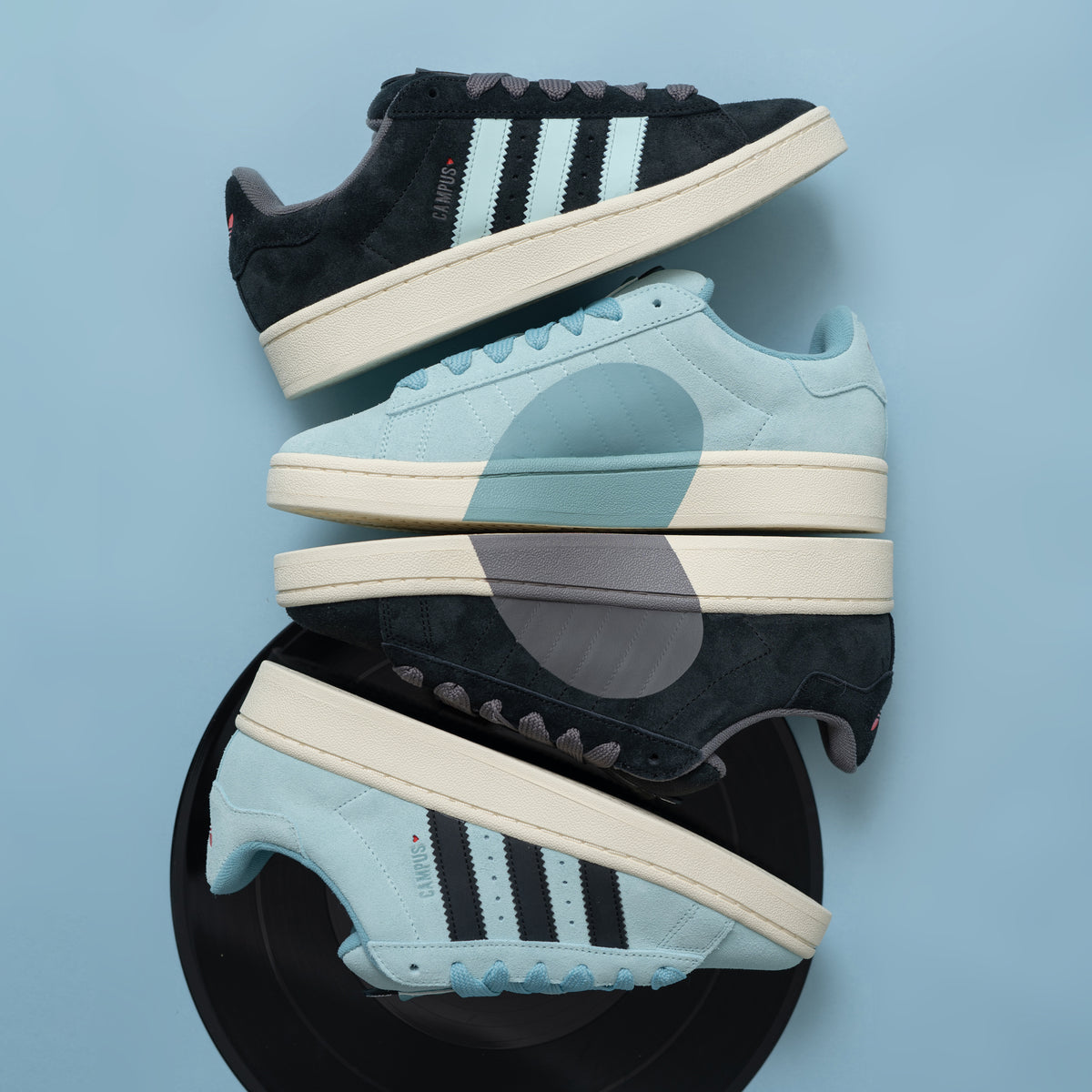 Adidas Campus 00S Sneakers - Dark Green / White - view 1