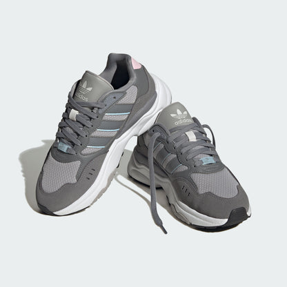 Adidas Retropy E5 Sneakers - Dark Grey / Light Grey / Pink - view 8