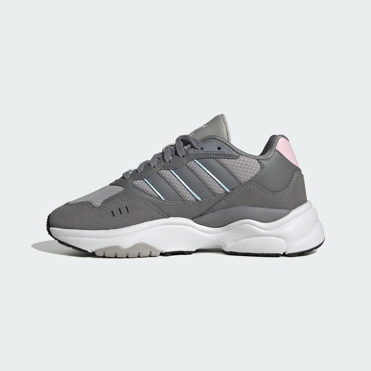 Adidas Retropy E5 Sneakers - Dark Grey / Light Grey / Pink - view 5