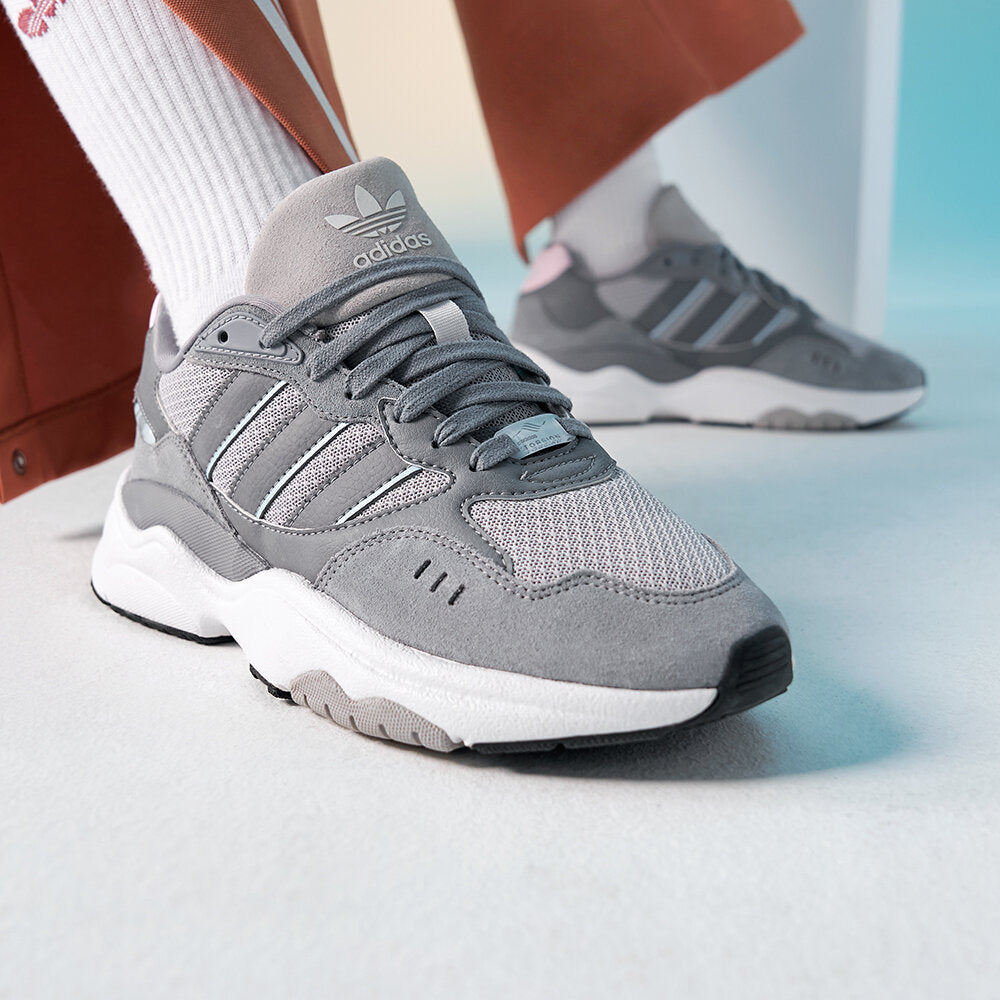 Adidas Retropy E5 Sneakers - Dark Grey / Light Grey / Pink - view 1