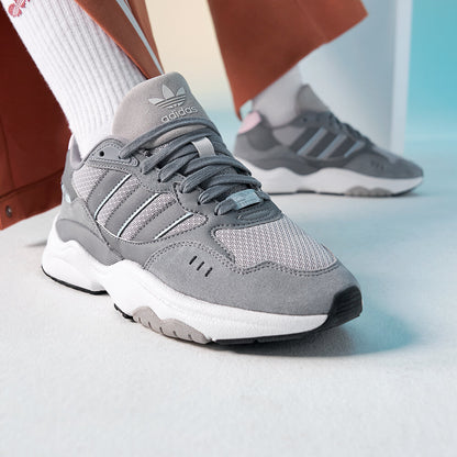 Adidas Retropy E5 Sneakers - Dark Grey / Light Grey / Pink - view 1