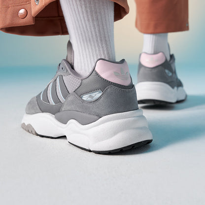 Adidas Retropy E5 Sneakers - Dark Grey / Light Grey / Pink - view 3