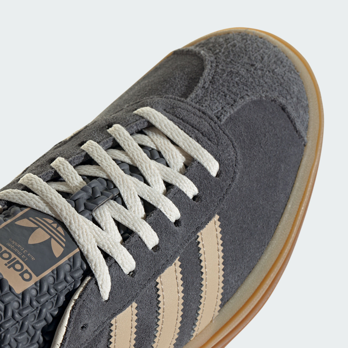Adidas Gazelle BOLD Sneakers - Dark Grey / Tan - view 8