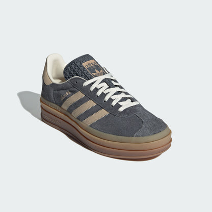 Adidas Gazelle BOLD Sneakers - Dark Grey / Tan - view 5