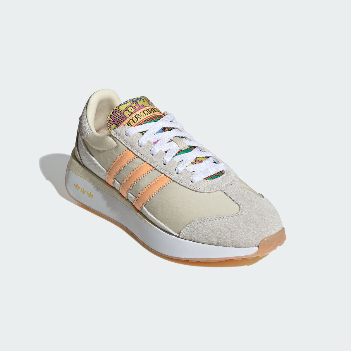 Adidas Country XLG Sneakers - Apricot / Grey / Off White / Orange Yellow - view 7
