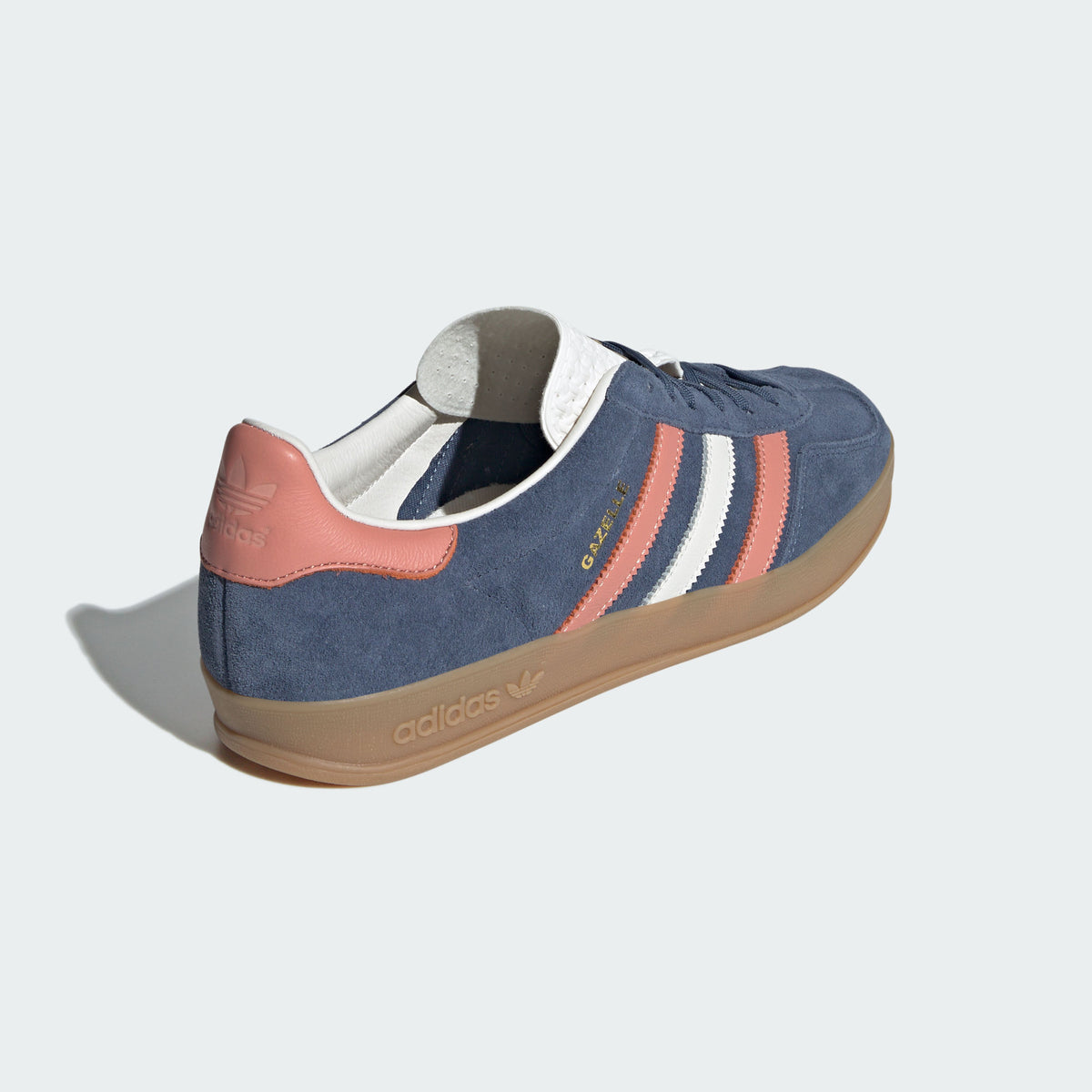 Adidas Gazelle Indoor Sneakers - Better Scarlet / Chalk White / Gold - view 6