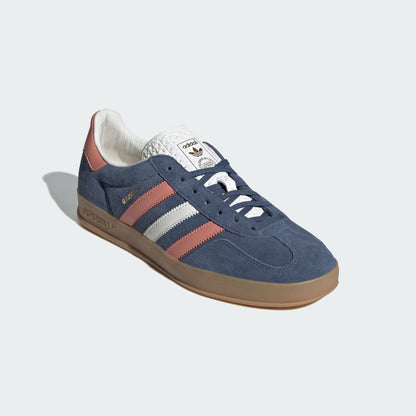 Adidas Gazelle Indoor Sneakers - Better Scarlet / Chalk White / Gold - view 5