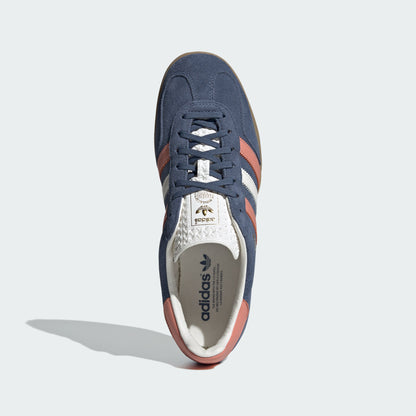 Adidas Gazelle Indoor Sneakers - Better Scarlet / Chalk White / Gold - view 3