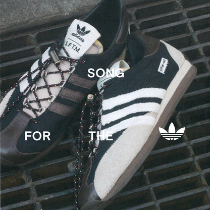 Adidas SONG FOR THE MUTE Country OG Sneakers - Black / Off White / Light Grey Brown / Dark Brown - view 1