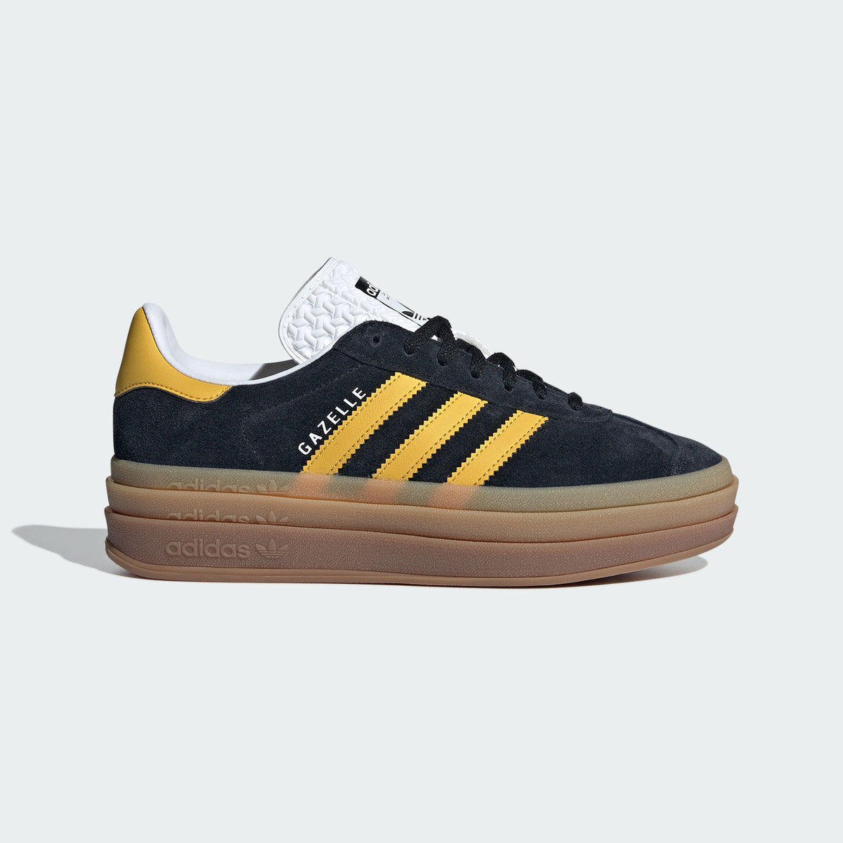 Adidas Gazelle BOLD Sneakers - Black / Orange Yellow - view 4